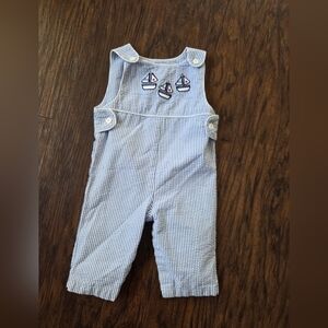 Talbots Nautical Blue and White Kids Overalls